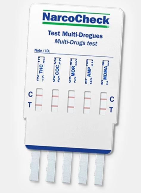 Test urinaire de dépistage multi-drogues (5 en 1)