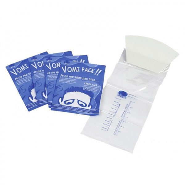 SAC VOMITOIRE ABSORBANT VALVE ANTI-RETOUR - A l'unité
